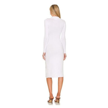 ALL THE WAYS | NEW Violet Midi Dress in White Size S