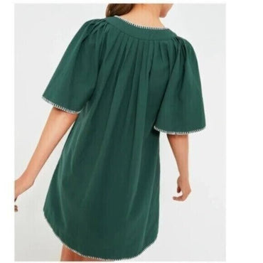 Pomander Place | NEW Green Stitch Finley Flutter Sleeve Mini Dress Size XL