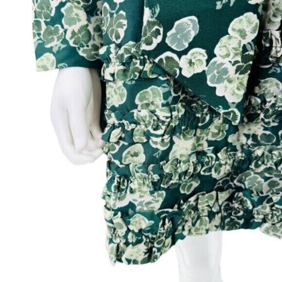 Tuckernuck NEW Green Floral Calypso Cosmos Celia Mini Dress Size M