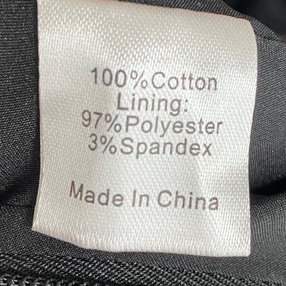 Tuckernuck NEW Black Calla Structured Puff Sleeve Button Blouse Size XS