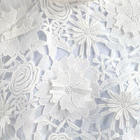 Tuckernuck | NEW Blanc Guipure Lace Daphne Preppy Mini Dress Size XXS