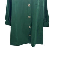 Tuckernuck NEW Dark Green Blake Long Sleeve Relaxed Fit Mini Dress Size XXS