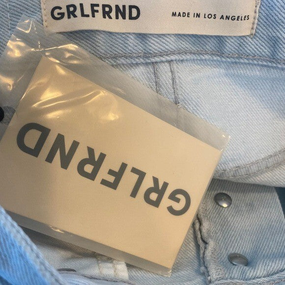 GRLFRND | NEW Karolina High Rise Straight Crop Jean in Indio Size 26