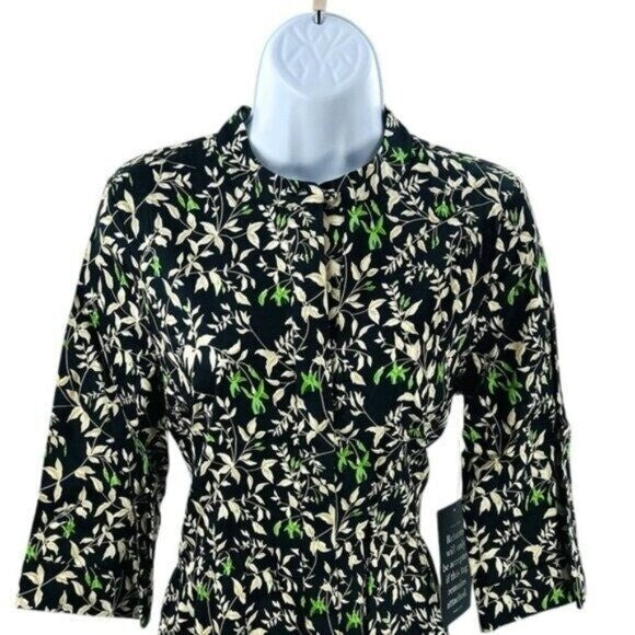 Tuckernuck | NEW Verdant Iris Short Sleeve  Royal Shirt Mini Dress Size XS