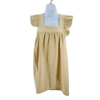 Pomander Place NEW Camella Tan Flutter Sleeve Casual Mini Dress Size XS