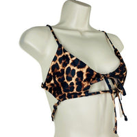 superdown | NEW Chantelle Bikini Top in Leopard Size M