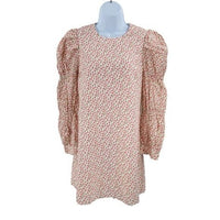 Hyacinth House NEW Textured Floral Puff Sleeve Clemons Floral Mini Dress Size XL