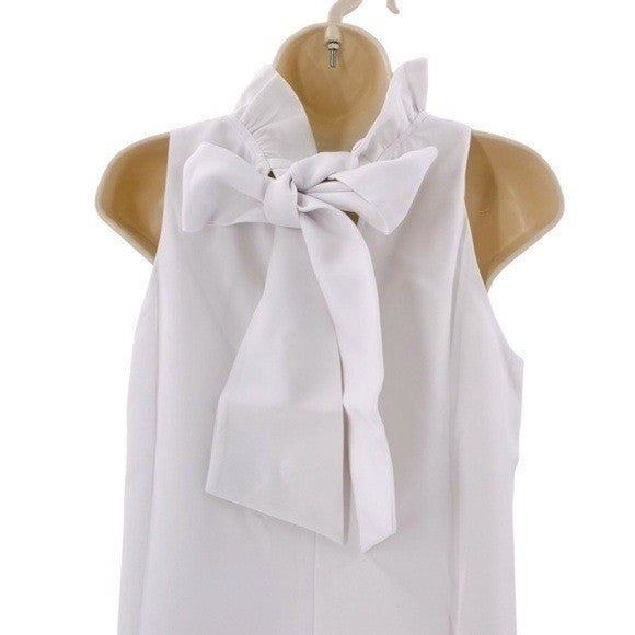 Tuckernuck | NEW White Blythe Ruffle Collar Mini Dress Size S