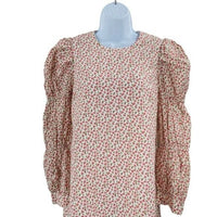 Hyacinth House NEW Textured Floral Puff Sleeve Clemons Floral Mini Dress Size XL