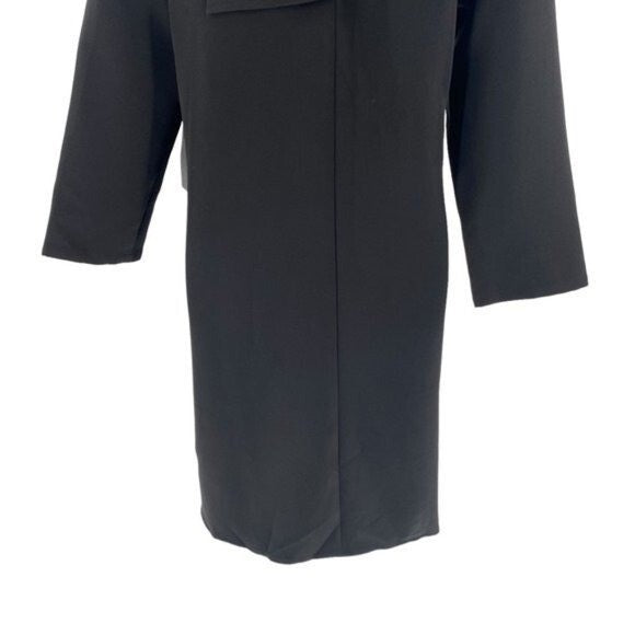 Tuckernuck | NEW Black Daphne Bow Three-quarter Sleeve Formal Mini Dress Size XS