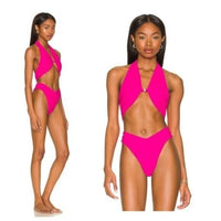 lovewave | NEW The Christensen One Piece Cut Out Swimsuit in Hot Pink Size M