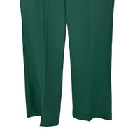 Tuckernuck NEW Rainforest Green Erin Satin Wide Leg Trouser High Rise Pants S