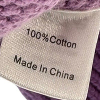 Tuckernuck NEW Lilac Purple Aiden Crewneck Cropped Cotton Knit Sweater Size M