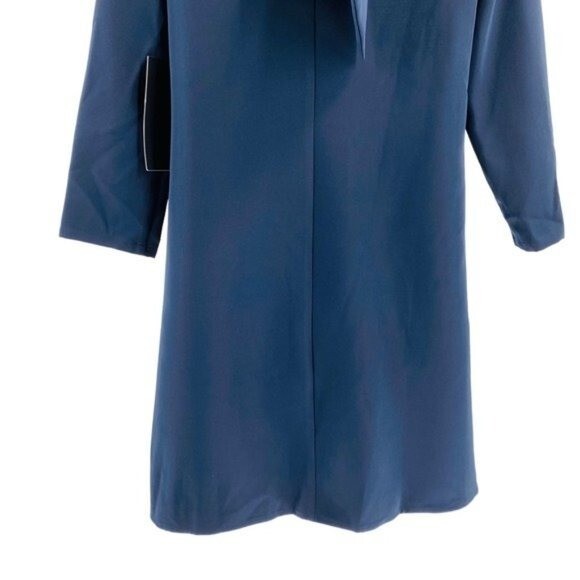 Tuckernuck | NEW Navy Daphne High Neck Long Sleeve Mini Dress Size XXS