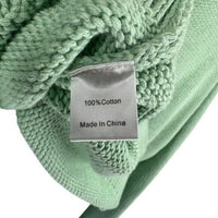 Tuckernuck NEW Mint Chip Aiden Chunky Knit Long Sleeve Crewneck Sweater Size XL