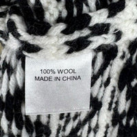 Tuckernuck NEW Charcoal and Cream Fair Isle Sandwick Pullover Sweater Size S