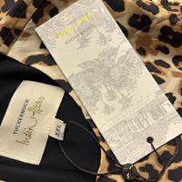 Tuckernuck x India Hicks NEW Leopard Domino Long Sleeve Party Mini Dress XXL