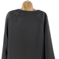 Pomander Place | NEW Black Audrey V Neck Kimono Sleeve Mini Dress Size XL