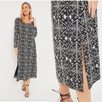 Tuckernuck NEW Hyacinth House Square Neck Sabrina Long Sleeve Midi Dress Size S