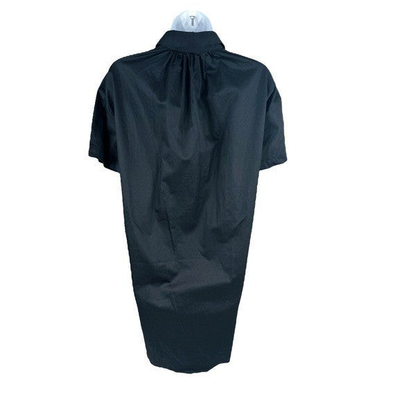 Pomander Place NEW Black Oakley Short Sleeve Relaxed Fit Mini Dress Size XS