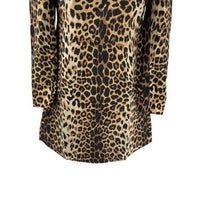 Tuckernuck x India Hicks NEW Leopard Domino Long Sleeve Party Mini Dress XXS