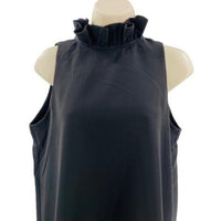 Tuckernuck NEW Black Blythe Ruffle Preppy Relaxed Fit Mini Dress Size XS