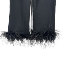 Tuckernuck NEW Black Feather Compression Knit Ashford Kick Flare Trouser Size M