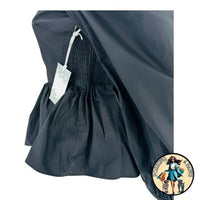 Hyacinth House NEW Black Elaina Puff Sleeve Peplum Blouse Top Size XL