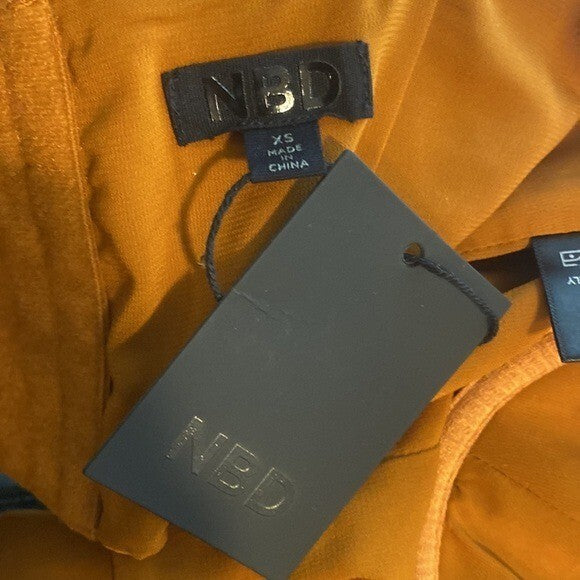 NBD | NWT Archer Crop Top in Gold Size XS