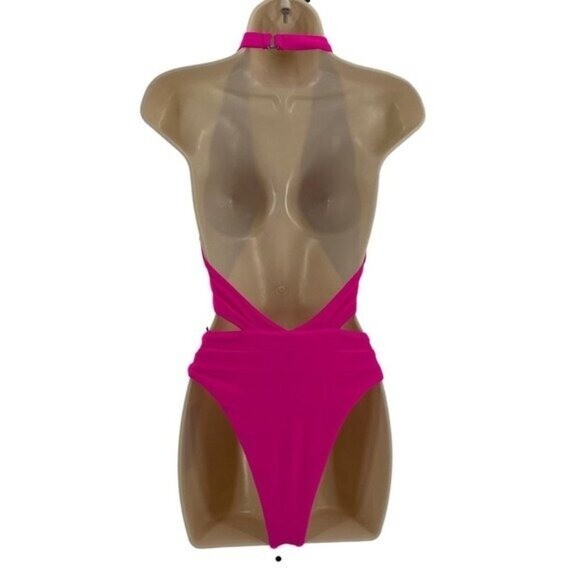 lovewave | NEW The Christensen One Piece Cut Out Swimsuit in Hot Pink Size S
