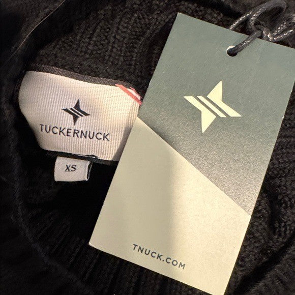 Tuckernuck NEW Wool Black Sophia 100% Wool Turtleneck Tunic Sweater Size XS