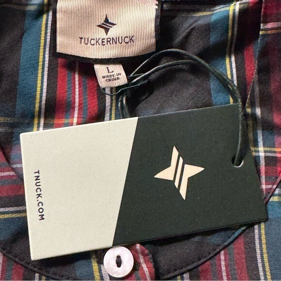 Tuckernuck | NEW Festive Plaid Tartan Royal Shirt Mini Dress Size L