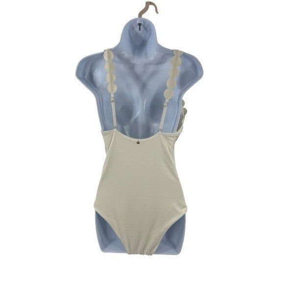 Ancora NEW Ivory Euphoria Blanc One Piece Moderate Coverage Swimsuit Size L
