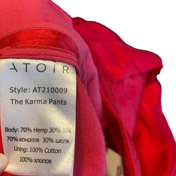 Atoir | NEW Karma Pants in Cherry Red Size Size M