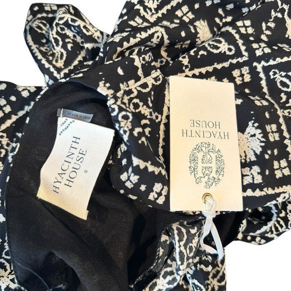 Tuckernuck NEW Hyacinth House Square Neck Sabrina Long Sleeve Midi Dress Size S