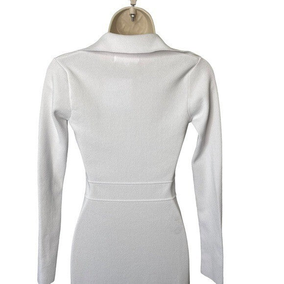 ALL THE WAYS | NEW Violet Midi Dress in White Size S