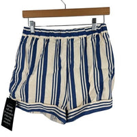 Tuckernuck NEW French Blue Stripe Louis Cotton Pull On Short Size XS