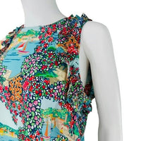 Cartolina Nantucket NEW Exclusive Portofino Print Amanda Colorful Top Size S