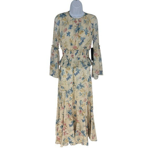 Tuckernuck NEW Lilly of the Valley Matching Set Blouse and Maxi Skirt Size XS