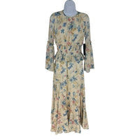 Tuckernuck NEW Lilly of the Valley Matching Set Blouse and Maxi Skirt Size XS