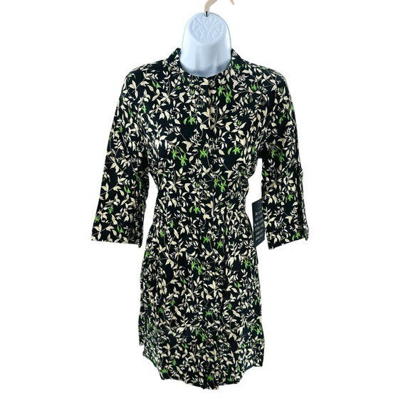 Tuckernuck | NEW Verdant Iris Short Sleeve  Royal Shirt Mini Dress Size S