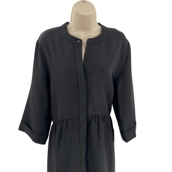 Tuckernuck | NEW Black Stretch Crepe Royal Shirt Dress Size XXXL