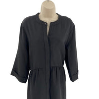 Tuckernuck | NEW Black Stretch Crepe Royal Shirt Dress Size XXXL