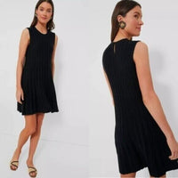 Pomander Place NEW Black Knit Adi Sleeveless A Line Classic Mini Dress Size XXS