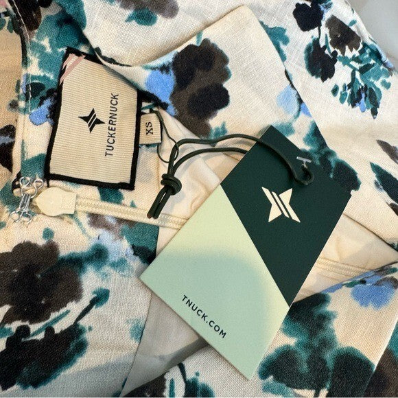 Tuckernuck NEW Budding Bluebell Hadley Collared Floral Shirt Maxi Dress Size XS