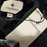 Tuckernuck NEW Midnight Primrose Jacquard Preppy Floral Bow Blouse Size M