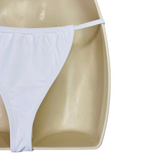 superdown | NEW Ana Cheeky Bikini Swim Bottom in White Size M