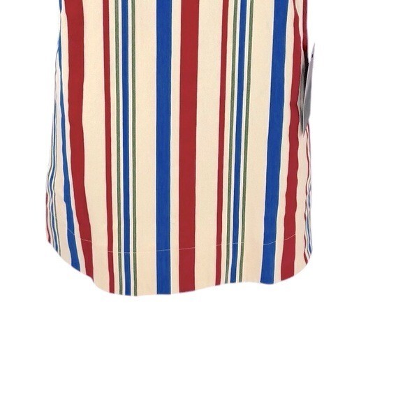 Pomander Place | NEW Americana Stripe Kira V-neckline Mini Dress Size XS