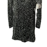 Retrofete NEW Nikki Sequins Long Sleeve Black Cocktail Party Mini Dress Size L