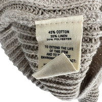 Alex Mill NEW Billie Sweater V Neck Casual Tank in Tan Oatmeal Size M